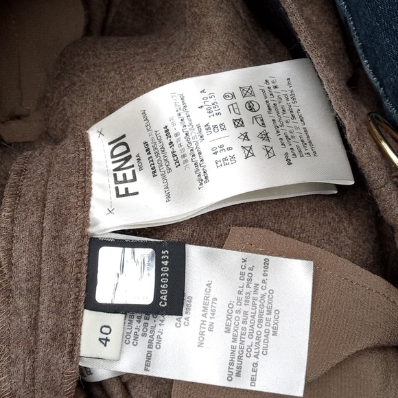 Brand New without Tags!!! Fendi Pants  100% Authentic and Very Classy! - Picture 5 of 5